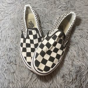 checkered vans